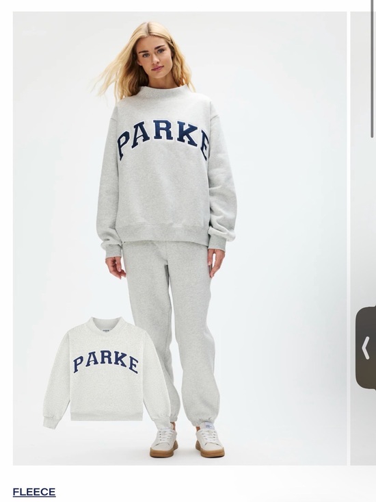 Parke Tops - PARKE OG Varsity Mockneck Grey Denim-Size Small/Medium